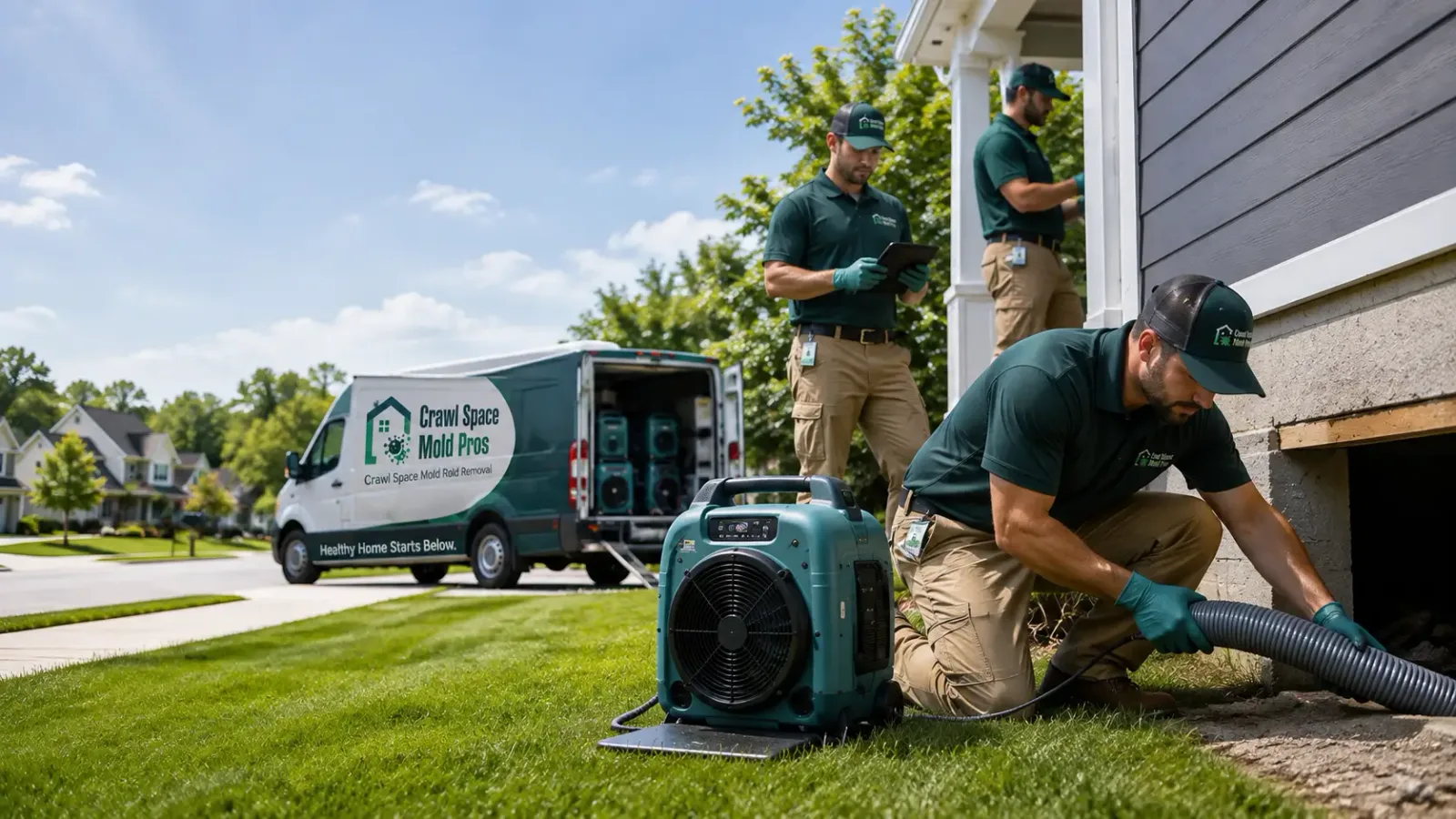 Crawl Space Mold Removal in Malvern, IA